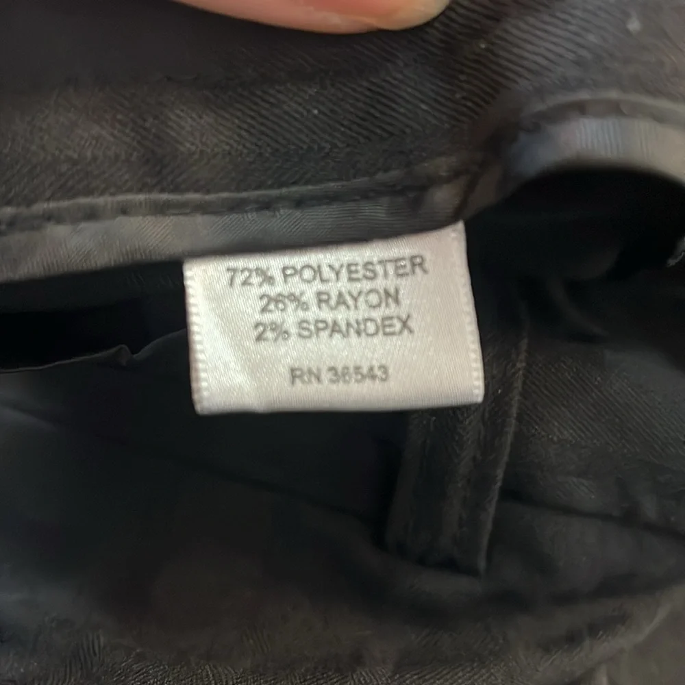 NWT VanHeusen black trouser leg slacks - Picture 14 of 14